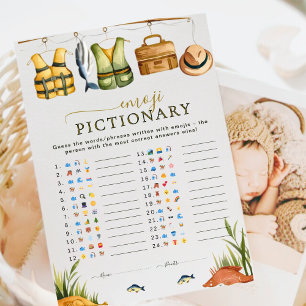 Baby Baby Shower Emoji Pictionary Game