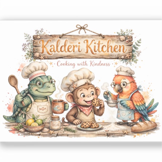 Baby Backen Freunde Aufkleber (Vorderseite)
