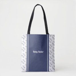 Baby Baller Baby Blue Tote Tasche. Tasche