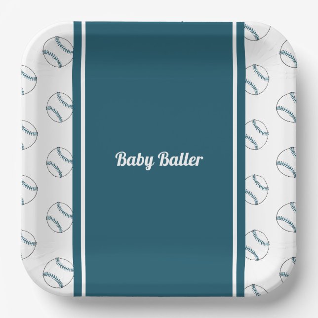 Baby-Baller-Papierplatte Pappteller (Vorderseite)