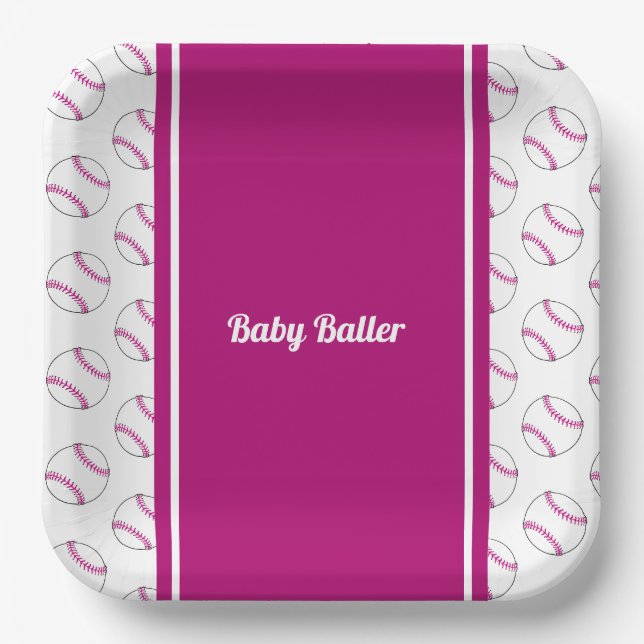 Baby-Baller-Papierplatte Pappteller (Vorderseite)