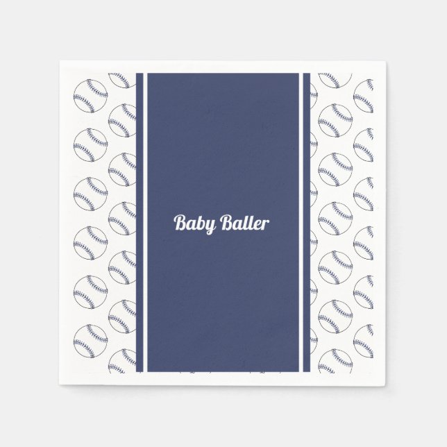 Baby Baller Papierserviette (Vorderseite)