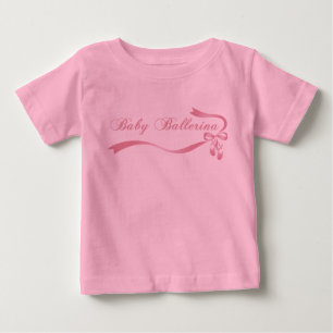 Baby-Ballerina-Kleinkind-Rüsche-T-Shirt Baby T-shirt