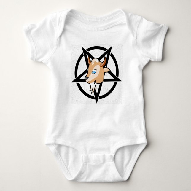 BABY BAPHOMET BABY STRAMPLER (Vorderseite)