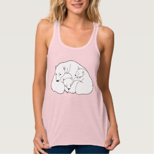 Baby-Bären Kunst Tank Top Damen Wildlife Kunst Shi