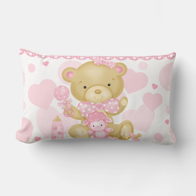 Baby-Bärlumbar-Kissen Lendenkissen (Vorderseite)