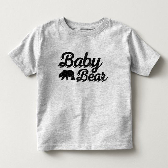 Baby-Bärn-helle Farbe Kleinkind T-shirt (Vorderseite)