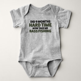 Baby Bass Fishing Jersey Bodysuit Shirt