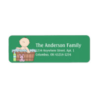 Baby Bathtime Address Labels