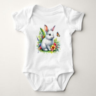 Baby-Bauernhof-Tier-Häschen-Sublimations-Clipart-8 Baby Strampler