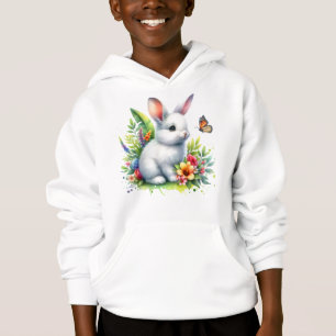 Baby-Bauernhof-Tier-Häschen-Sublimations-Clipart-8 Hoodie