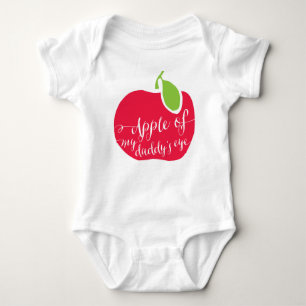 Baby-Baumwolle "Apple des Auges meines Vatis Baby Strampler