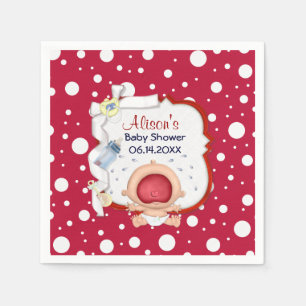 Baby Bawling Funny Baby Showpapier Napkins Serviette