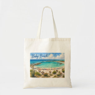 Baby Beach Aruba Karibik Reise Souvenir Tragetasche
