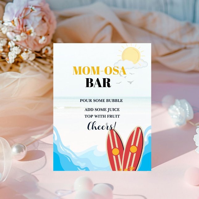 Baby Beach Surfbrett Babydusche Gefälligkeitszeich Sockelschild (Von Creator hochgeladen)