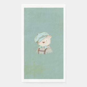 Baby Bear Adorable Niedlich Kids Simple Whimsical Serviette