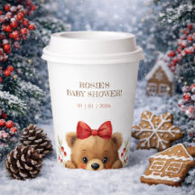 Baby Bear And Rowan Berries Baby Shower