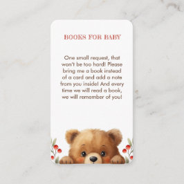 Baby Bear And Rowan Berries Books For Baby  Begleitkarte