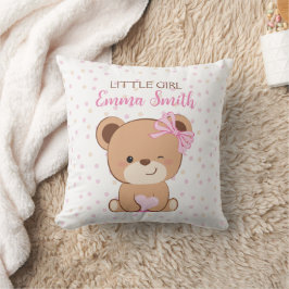 Baby Bear Baby Wirlkissen für Mädchen Kissen