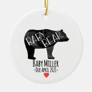 Baby Bear Birth Ankündigung Ornament