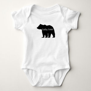 Baby Bear Black Bear Baby Bodysuit Strampler