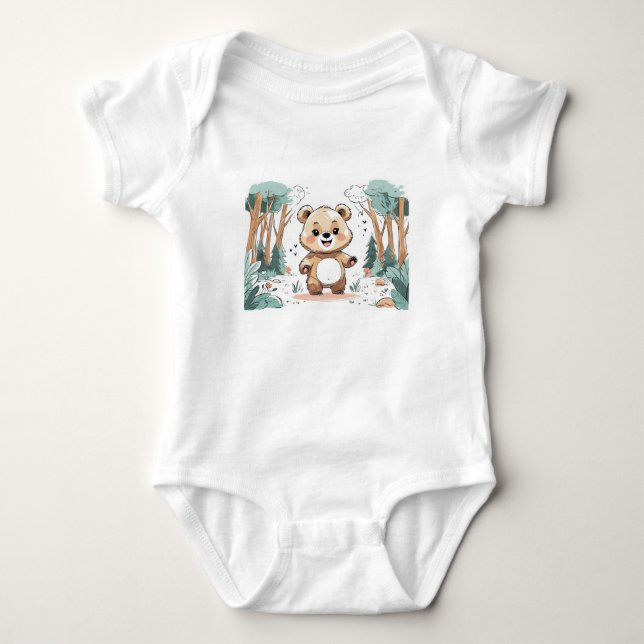 baby bear body  strampler (Vorderseite)