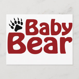 Baby Bear Claw Postkarte