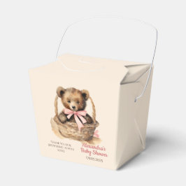 Baby Bear Girls Babydusche Geschenkschachtel