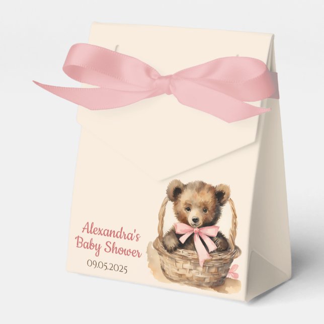 Baby Bear Girls Babydusche Geschenkschachtel (Vorderseite)