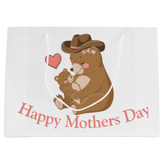 Baby Bear Happy Mother Day Große Geschenktüte