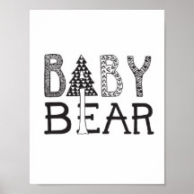 Baby Bear - Kinderzimmer oder Kinderzimmer Art Pos