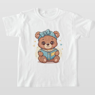 Baby Bear Lesen eines Buches T-Shirt