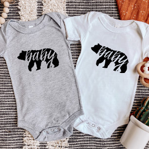 Baby Bear   Matching Family Strampler
