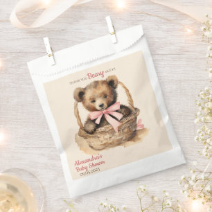 Baby Bear Vielen Dank Beary Much Girls Baby Dusche Geschenktütchen
