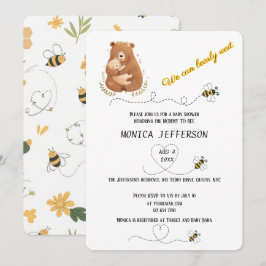 Baby Bear wir können frühzeitig Personalisiert war Einladung