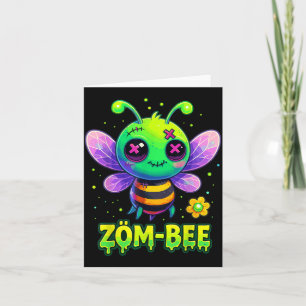 Baby Bee Halloween-Kostüme Gruseliger Zom-Bee Zomb Karte