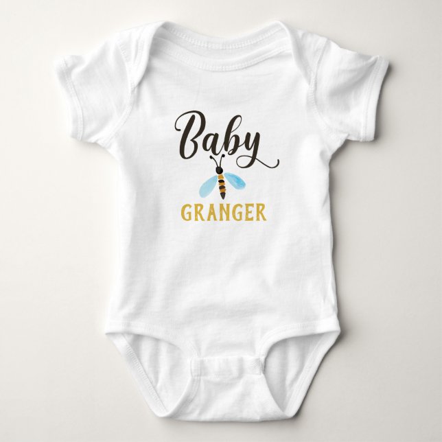Baby Bee Personalisiert Strampler (Vorderseite)