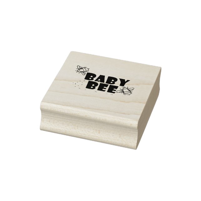 Baby Bee Wood Art Briefmarke Gummistempel (Stempel)
