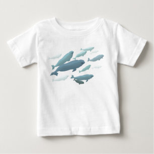 Baby Beluga Whale Shirt Niedlich Whale Art Baby Sh