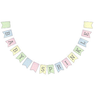 Baby besprühen Flaggen-Flaggen Wimpelkette