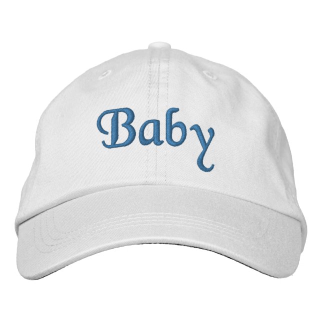 Baby bestickte Baseballkappe / Hat Blue (Vorderseite)