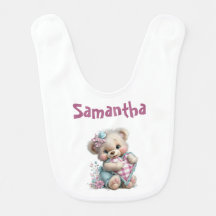 Baby-Bib-Teddy-Bär-Baby-Party
