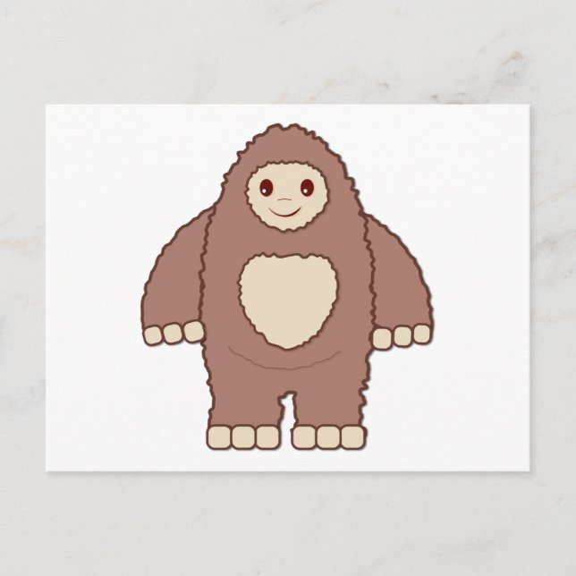 Baby Bigfoot Postkarte (Vorderseite)