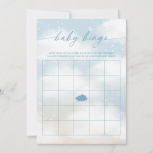 Baby Bingo Cloud 9 Blue Baby Duschgame Einladung