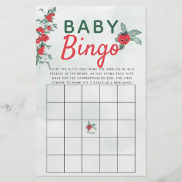 Baby Bingo Duschspiel Rustikale Kleine Tomatensort Flyer
