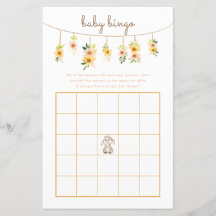 Baby Bingo Game - Ostersonnige Babydusche
