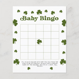 Baby Bingo Happy St. Patrick's Day Green Kleeblatt
