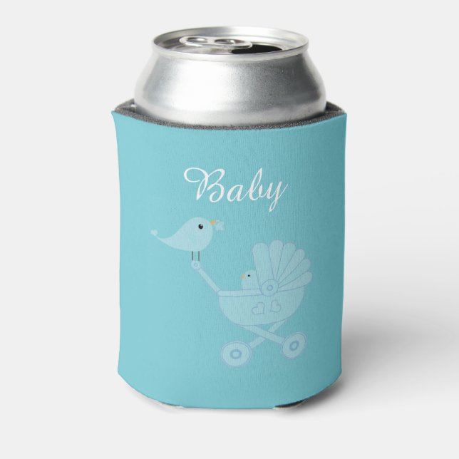 Baby Bird Baby Shower Gastgeschenk Cooler Dosenkühler (Kanne Rückseite)