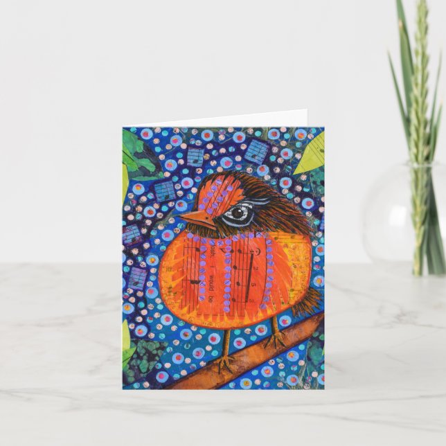 Baby Bird Karte (Vorderseite)