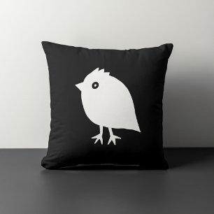 Baby Bird Niedlich Vogelbeobachter oder Birdwatche Kissen